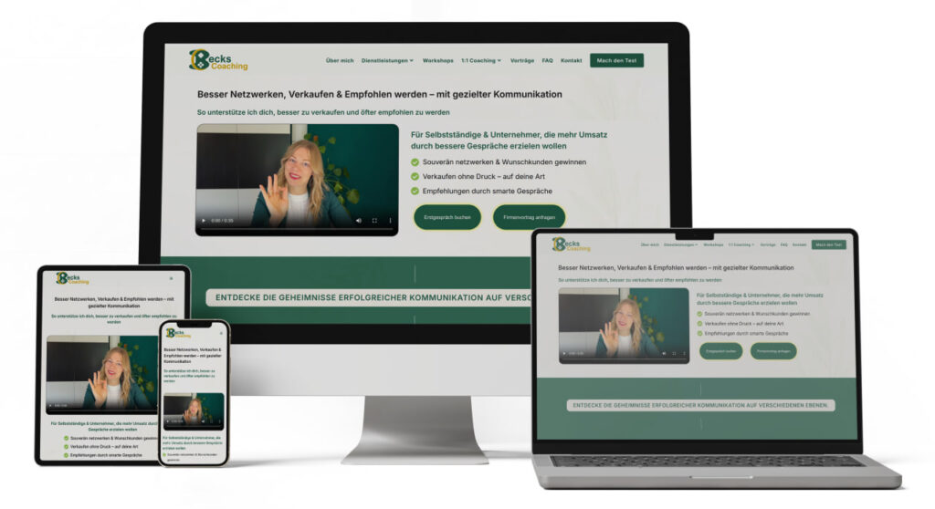 Webdesign lübeck SEO Lübeck Northbay Digital & Design becks-coaching.de