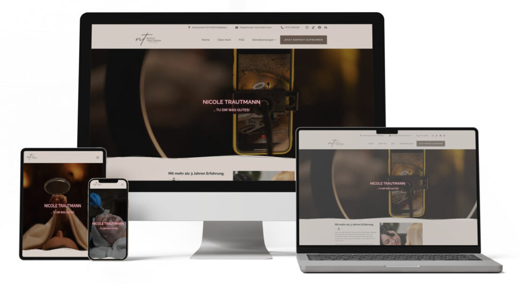 Webdesign SEO Lübeck Northbay Digital & Design MockUp-NicoleTrautmann
