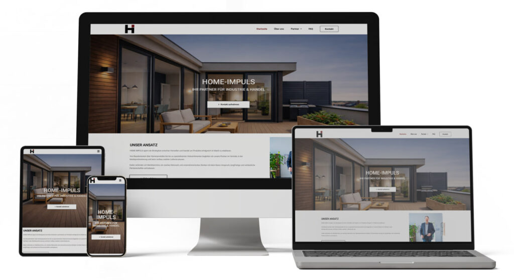 Webdesign SEO Lübeck Northbay Digital & Design MockUp-Home Impuls