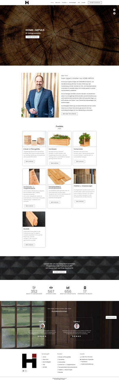 Webdesign SEO Lübeck Northbay Digital Design Agentur hi-holzprodukte.de