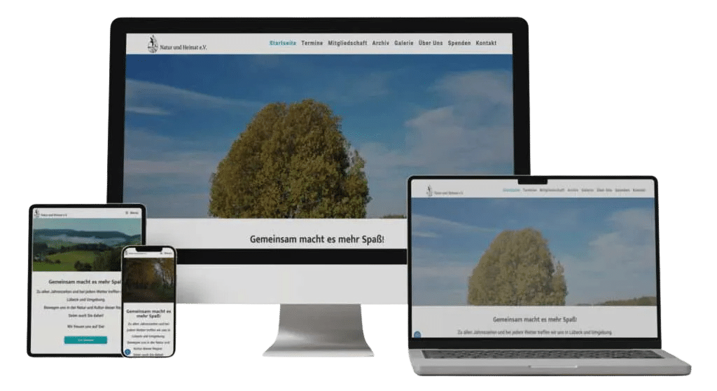 Webdesign und SEO Lübeck Referenz Natur und Heimat e.V.