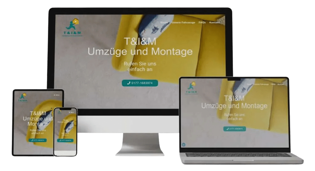 Webdesign und SEO Lübeck Referenz T&I&M Umzug