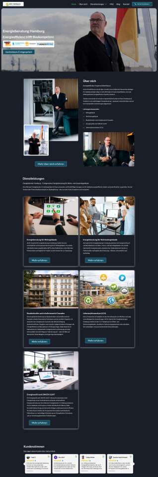 Webdesign Lübeck Northbay Didital und Design Referenz EEE-Hamburg-Webseite