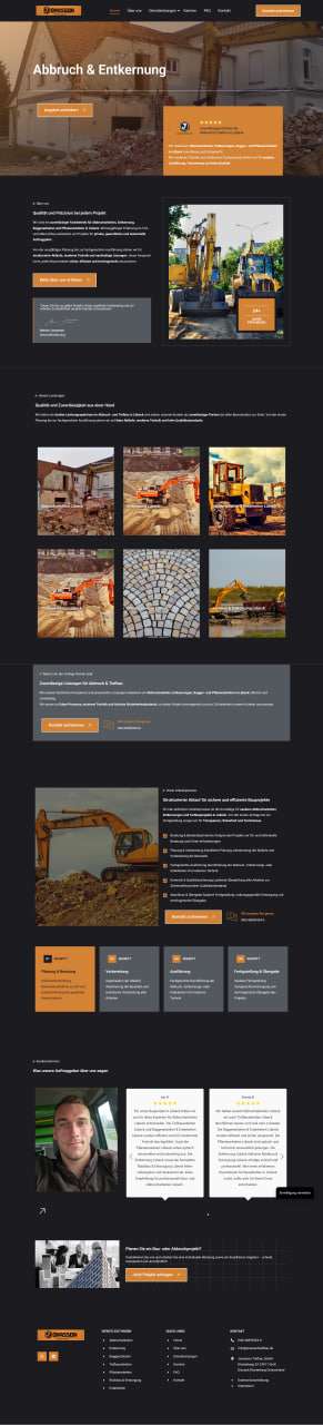 Webdesign Lübeck Northbay Didital und Design Referenz Tiefbau-Jonasson